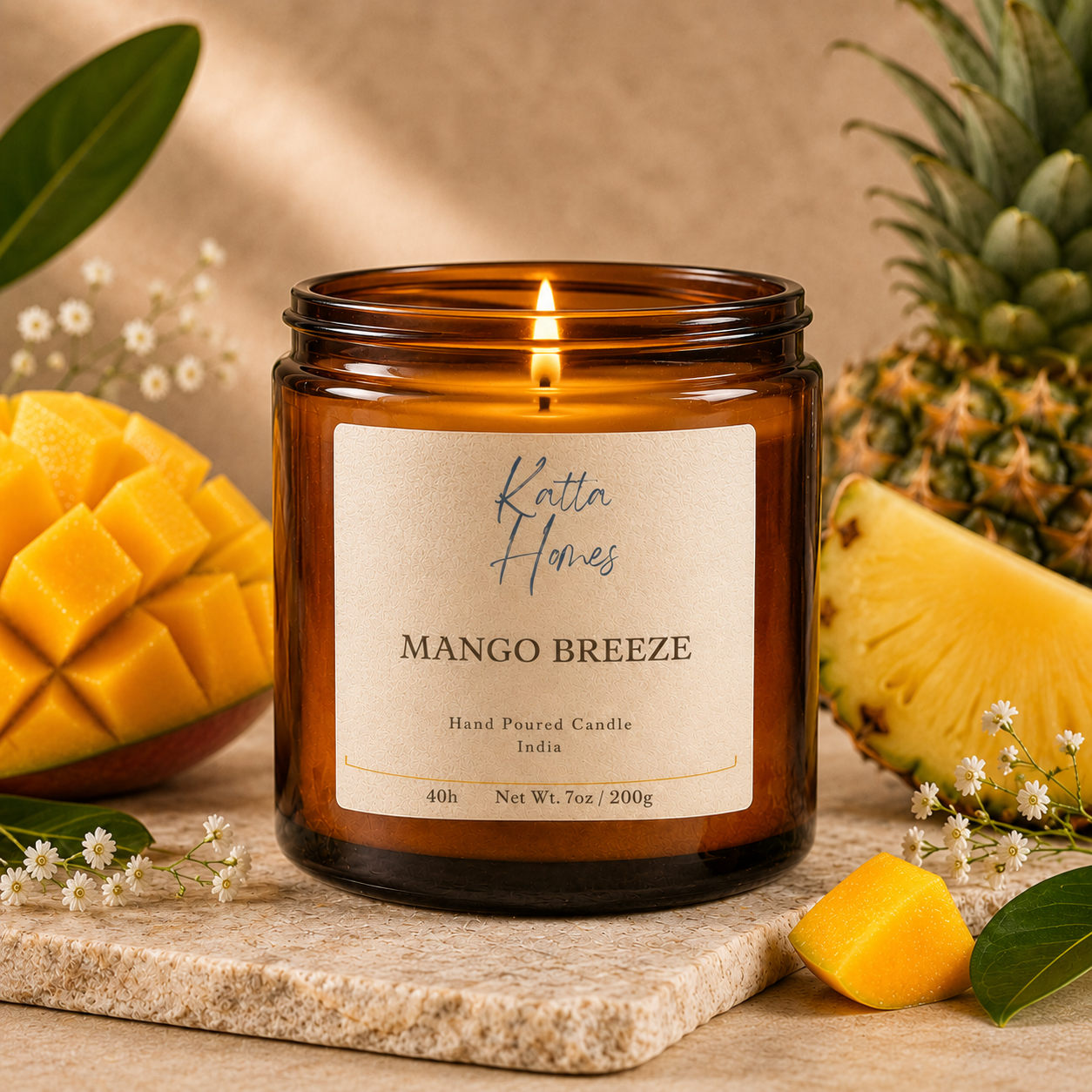 Mango Breeze → Juicy mango & tropical pineapple