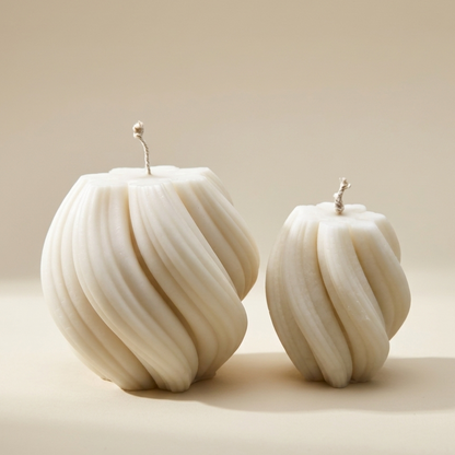 Swirl Candles